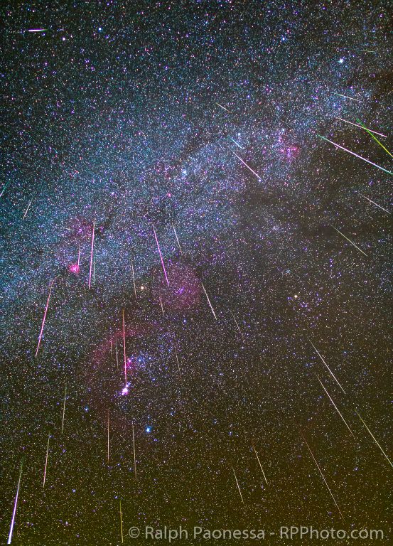 Geminid Meteors Shower Orion
